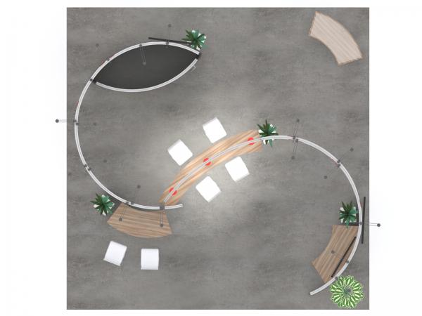 VK-5087 Trade Show Island -- Plan View